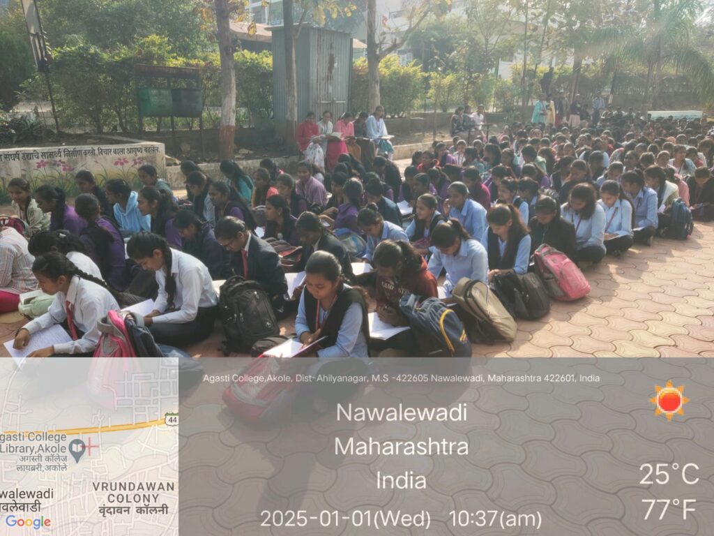 वाचन संकल्प महाराष्ट्राचा- १-१५ जानेवारी २०२५ या उपक्रमांतर्गत- वाचन कौशल्य कार्यशाळा/सामुहिक वाचन, दि.०१/०१/२०२५